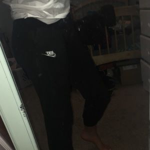 Black Nike sweatpants